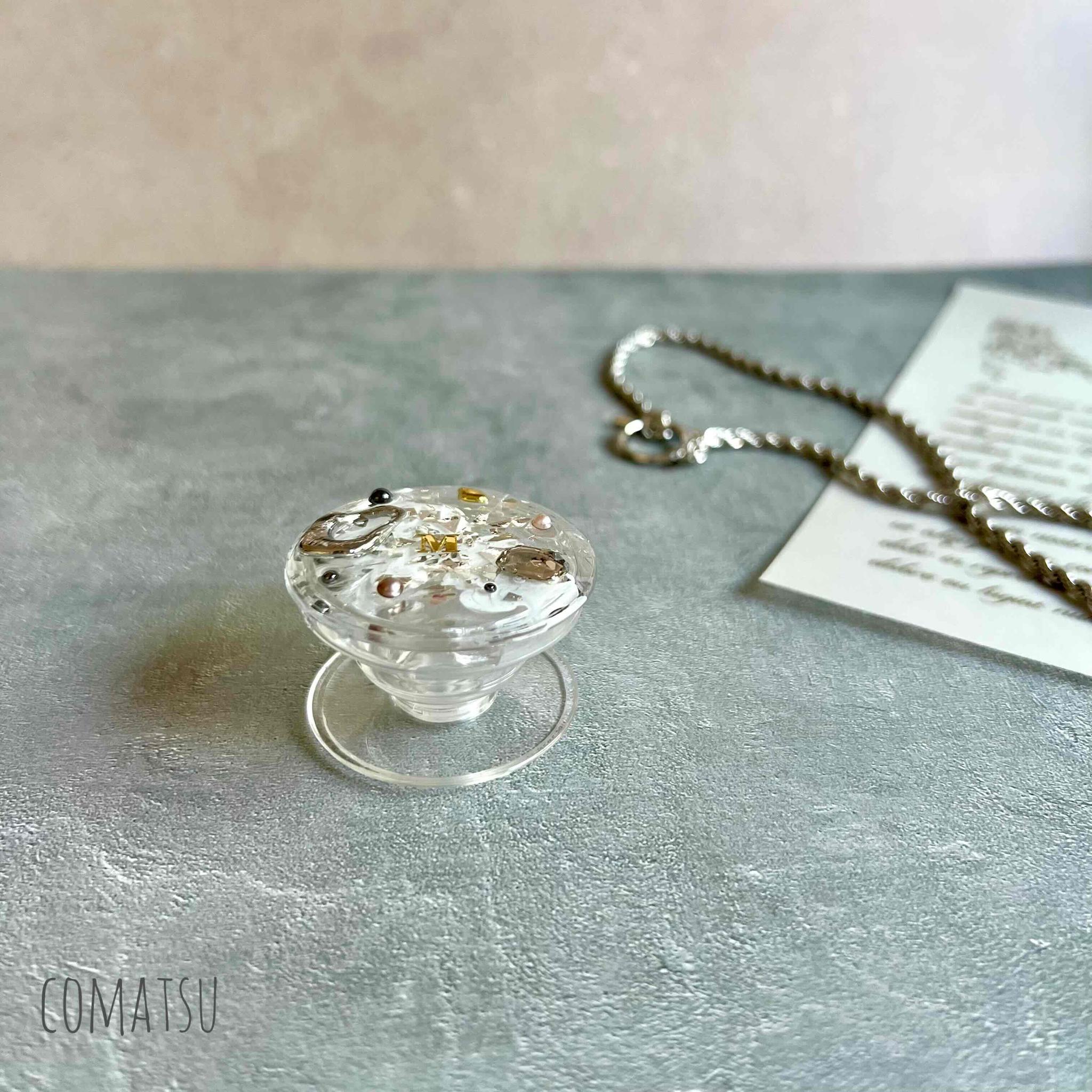 “イニシャル入り” MODECasual スマホグリップ ソケット スマホスタンド スマホアイテム | 2枚目